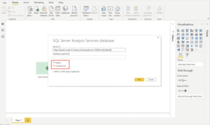 Power BI’s SSAS “Live” Connector Dialog Used to Connect to AtScale