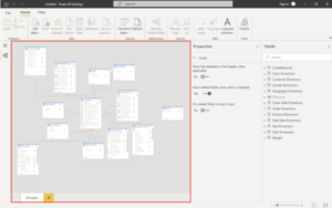 AtScale’s Data Model In Power BI’s Model Canvas