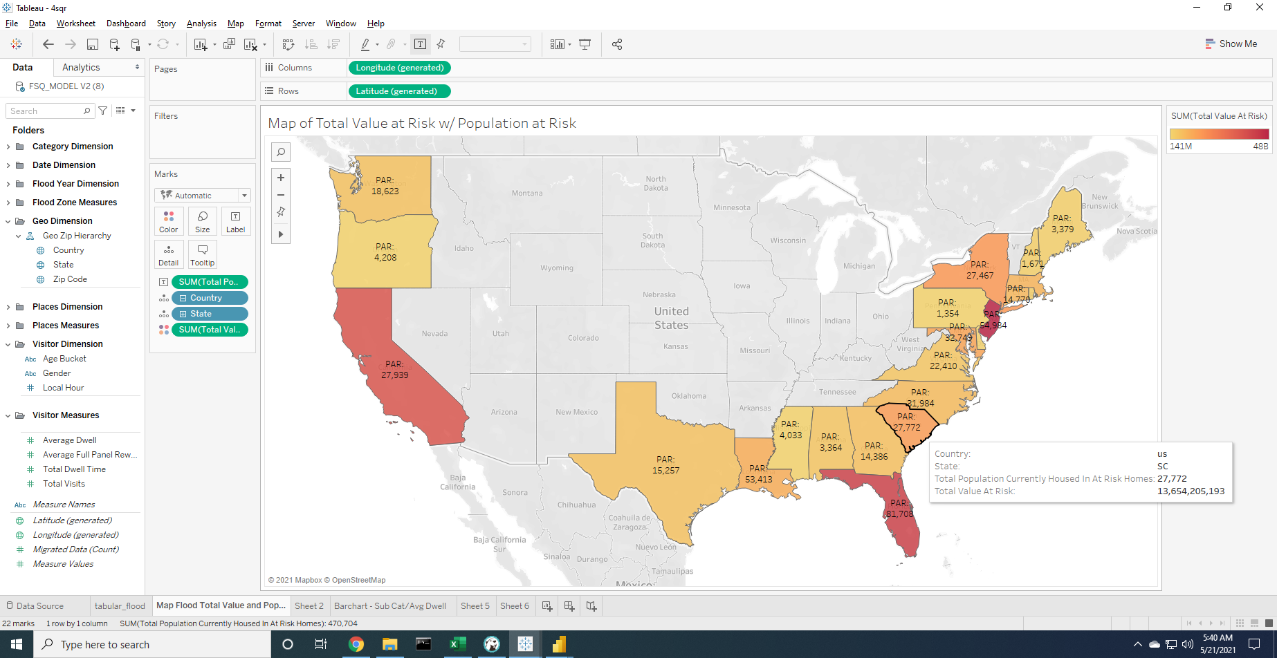 Foursquare Places Visits Data Atscale