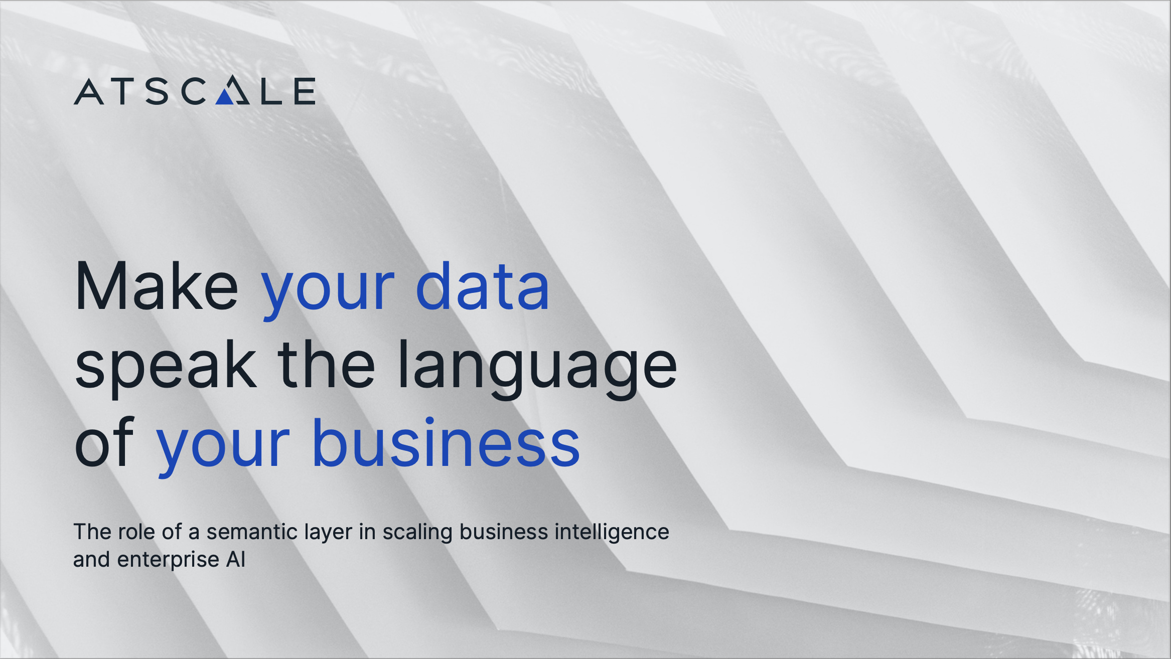 Make your data speak the language of your business ebook cover