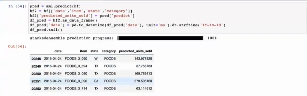 Writing a Prediction