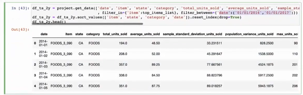 Features Filtered by Date & Other Criteria