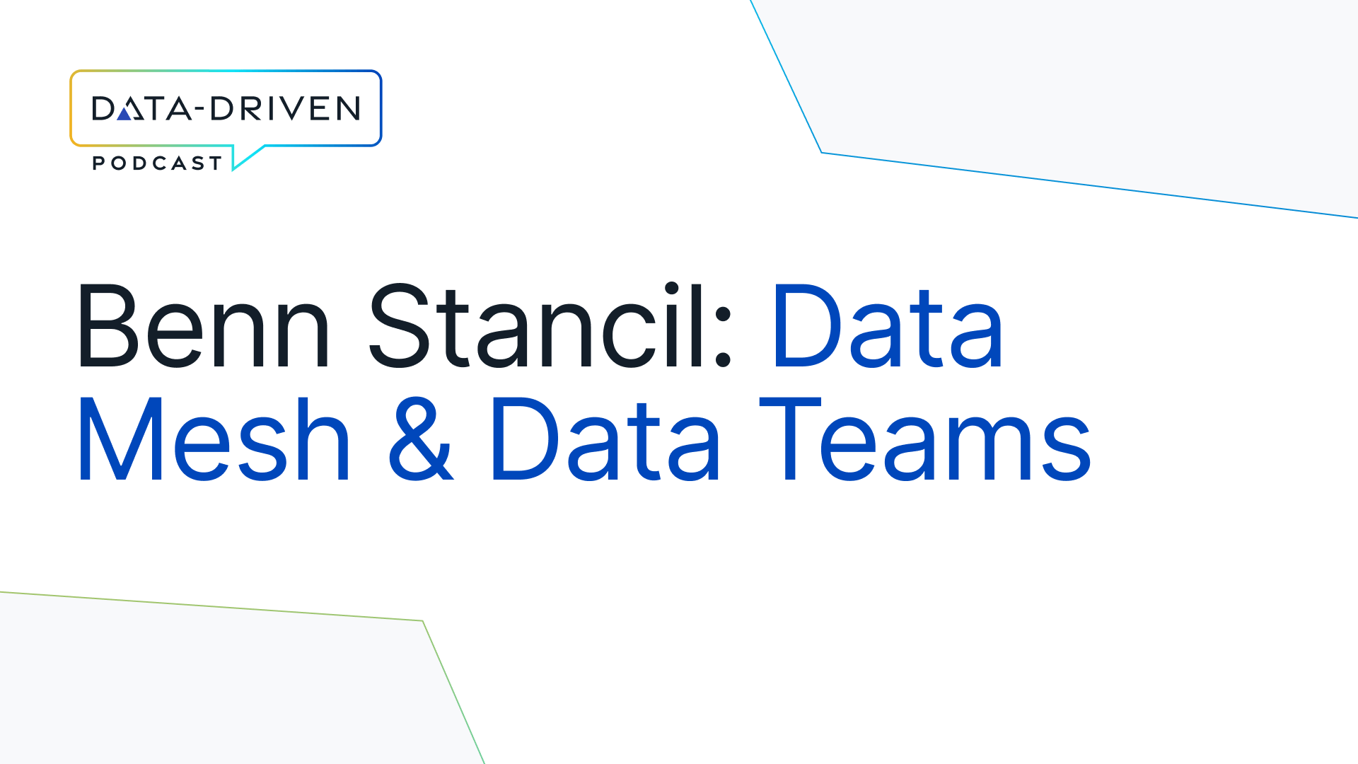 Benn Stancil, Chief Analytics Officer + Founder at Mode