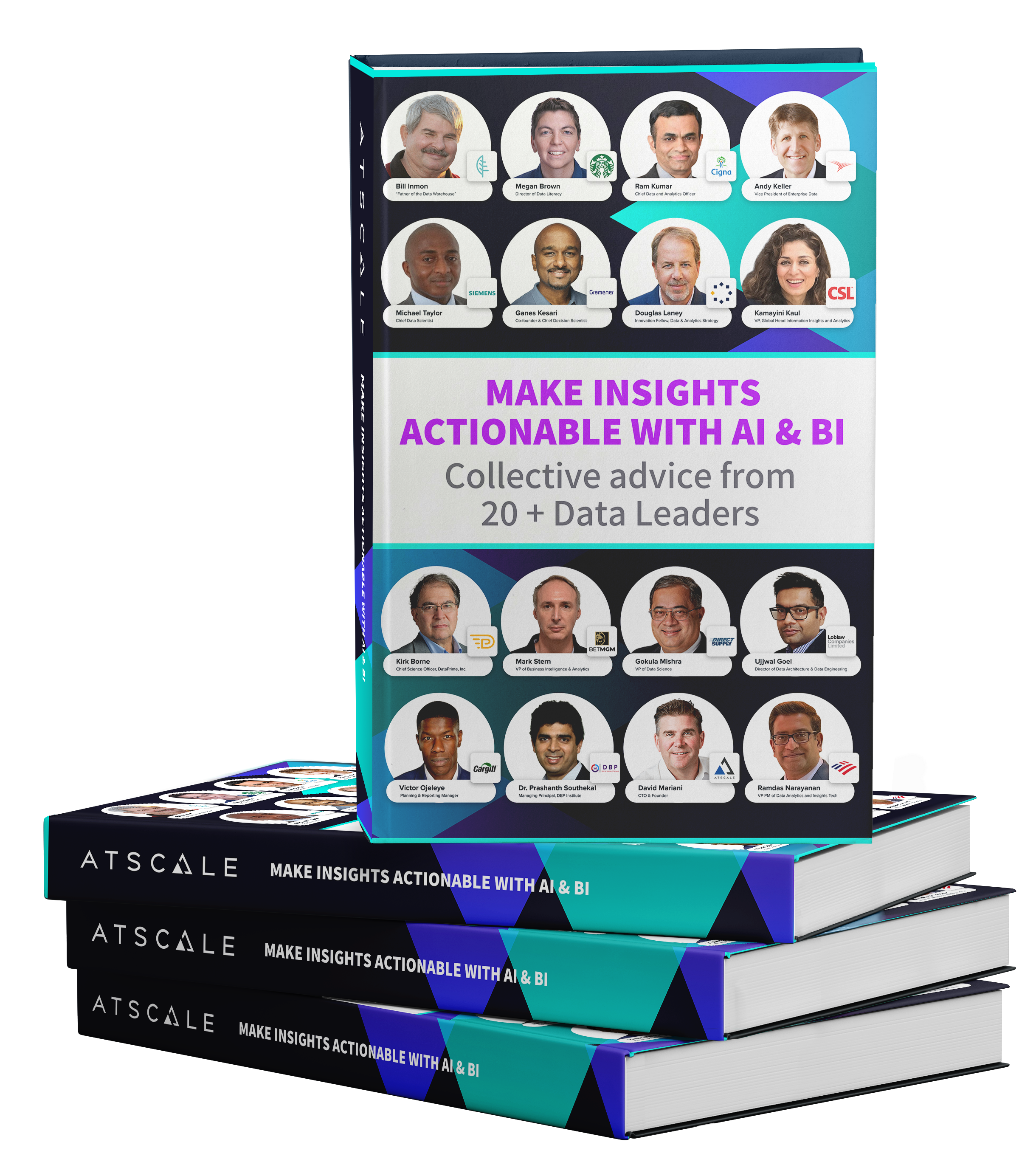 Make Insights Actionable with AI and BI - book stack