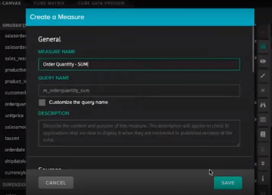 Create measure