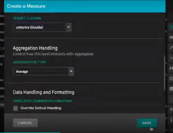 Measure Aggregation Handling