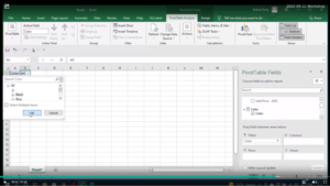 Access data model in Excel