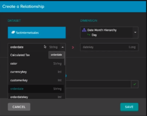 Create a Relationship in AtScale