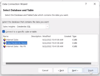 Excel Data Connection Wizard