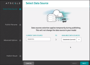 Publish a Data Model in AtScale