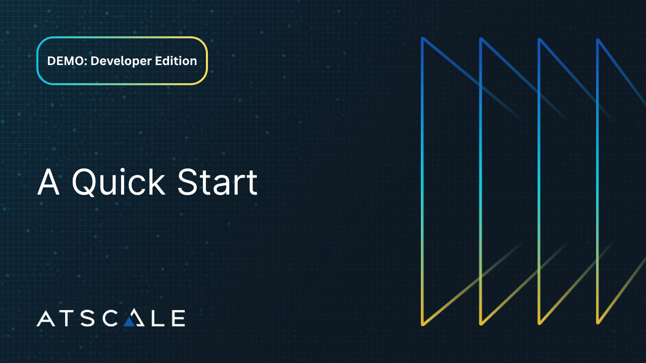 Developer Edition - Quick Start