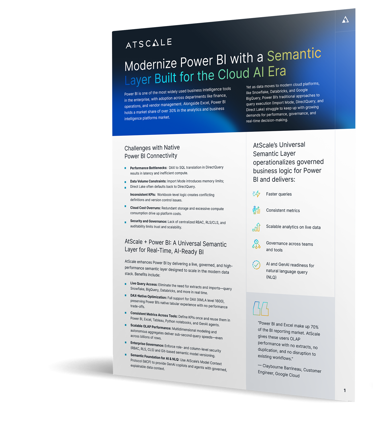 Modernize Power BI with a Semantic Layer Built for the Cloud AI Era