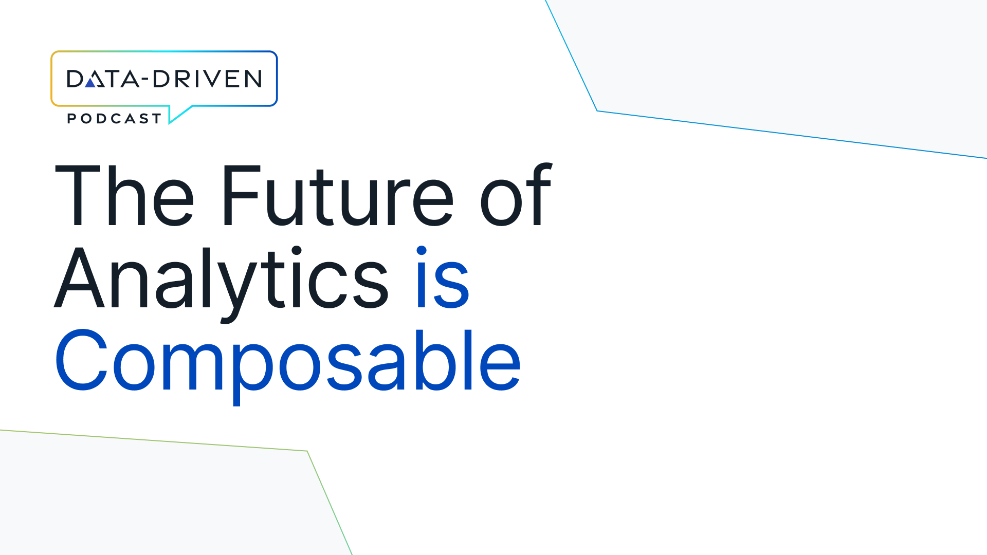 Composable Analytics & the Future of the Semantic Layer: Building for the Age of AI Agents