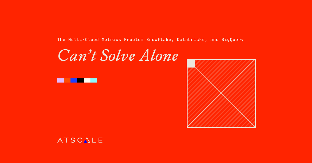 multi-cloud metrics problem snowflake Databricks and BigQuery can't solve alone